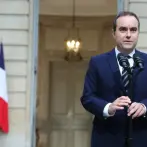 Sebastien Lecornu y Emmanuel Macron