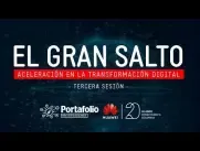 Tercera sesión de El Gran Salto, conversatorios de Portafolio y Huawei sobre la aceleración digital en la economía y los negocios

#Portafolio #ConexionesPortafolio #Económicos

SUSCRÍBETE: https://bit.ly/PortafolioYT 

Síguenos en nuestras redes sociales:
Twitter: https://twitter.com/Portafolioco 
Facebook: https://www.facebook.com/Portafolio.co 
Instagram: https://www.instagram.com/portafolioco 

Portafolio
Portafolio es un medio especializado en temas económicos, empresariales y de negocios de Colombia y el mundo. Obtenga aquí un análisis detallado de hechos económicos coyunturales y conozca las perspectivas de los diferentes sectores de la actividad productiva en el país.

Para mayor información ingresa a: http://www.portafolio.co 

Otros Canales 
El Tiempo: https://www.youtube.com/c/ElTiempo   
CityTv: https://www.youtube.com/c/citytvbogota
Bravíssimo Citytv: https://www.youtube.com/c/BRAVISSIMOCITYTV   
FutbolRed: https://www.youtube.com/c/FutbolRedCO 

El gran salto, aceleración en la transformación digital (tercera sesión) | Portafolio 
https://www.youtube.com/user/PortafolioCO
