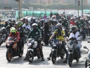 Manifestaciones de moteros en Bogotá